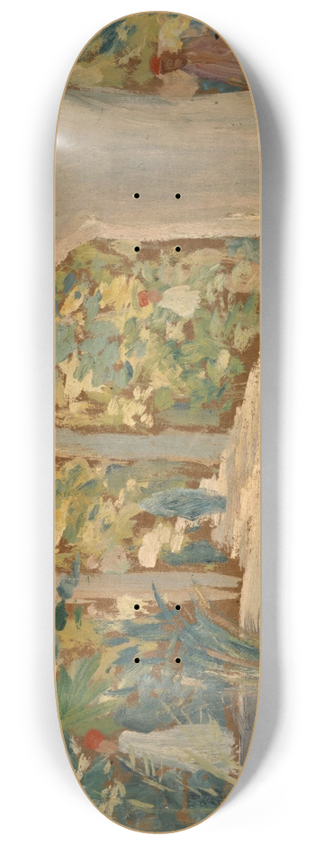 Ernst Schiess - Mohammedaner im Park 8.25 inch art skate deck