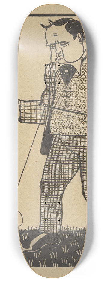 Albert Hahn - De Notenkraker, 2 november 1907 ; Kiesrecht-Diabolo 8.25 inch art skate deck
