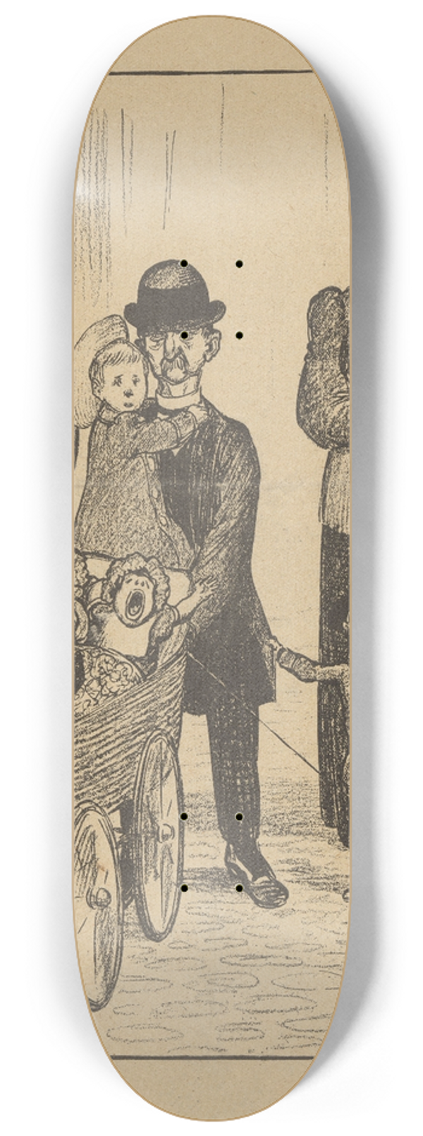 Albert Hahn - De Notenkraker, 5 oktober 1907 ; Het anti-rev. kiesrechtraadsel 8.25 inch art skate deck