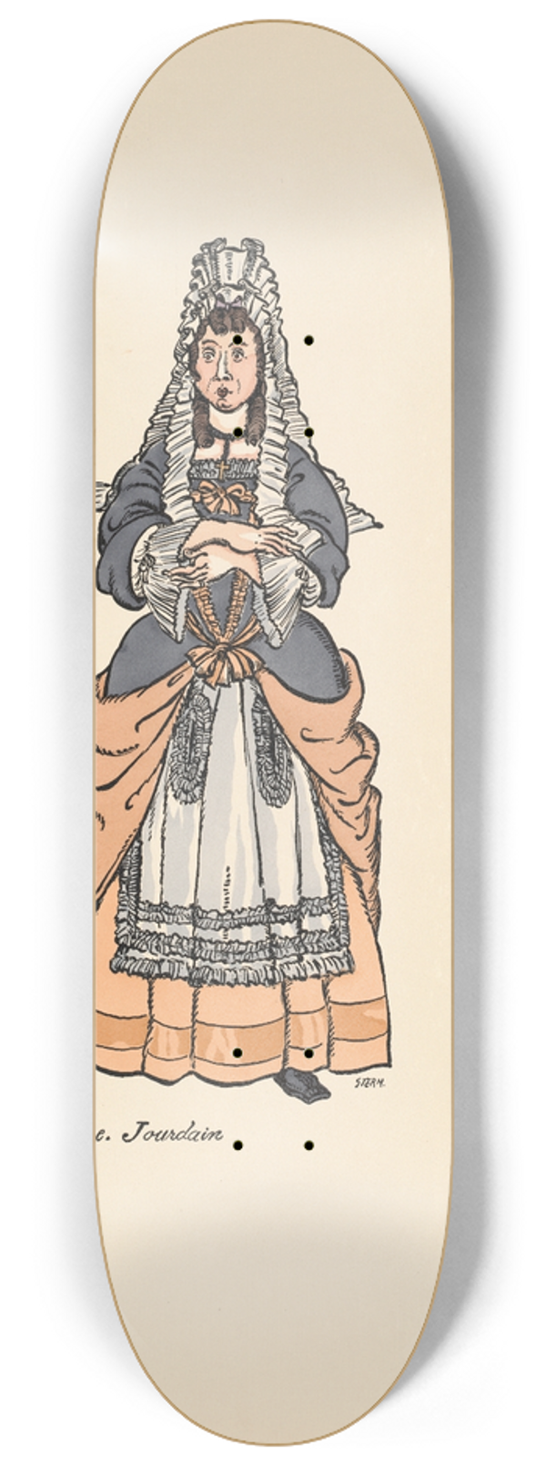 Ernst Stern - Madame Jourdain 8.25 inch art skate deck