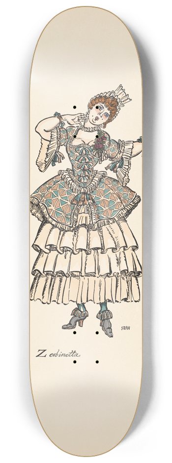 Ernst Stern - Zerbinetta 8.25 inch art skate deck