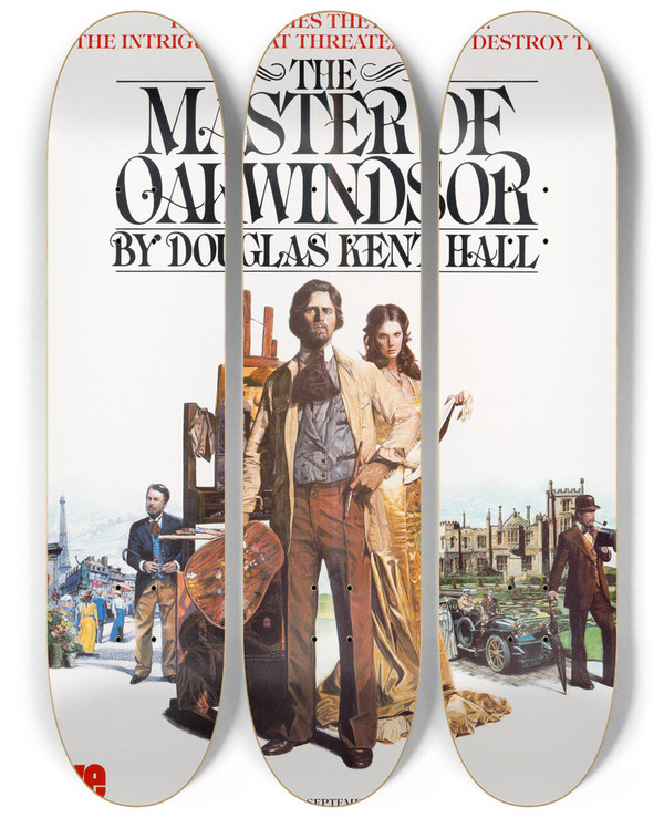 Triptych art skateboard deck of Jove The Master Of Oakwindsor by Jove (20-)