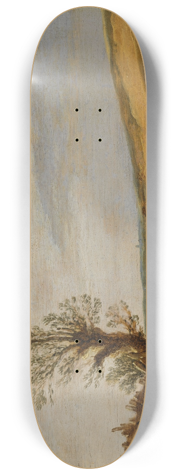 Esaias van de Velde - A View in the Dunes 8.25 inch art skate deck