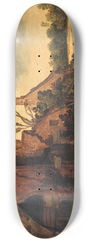 Esaias van de Velde - The Robbery 8.25 inch art skate deck
