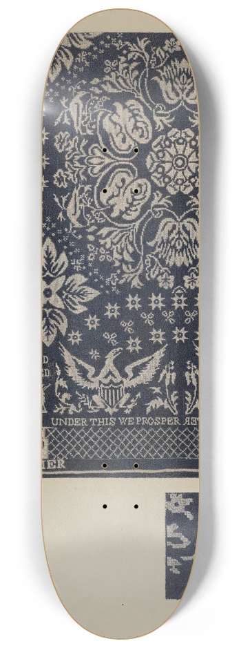 Esther Hansen - Textile of George Washington 8.25 inch art skate deck