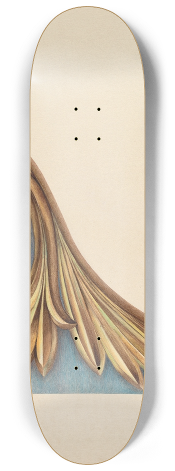 Ethel Dougan - Figurehead from Yacht 8.25 inch art skate deck