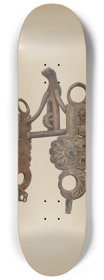 Ethel Dougan - Iron Bit 8.25 inch art skate deck