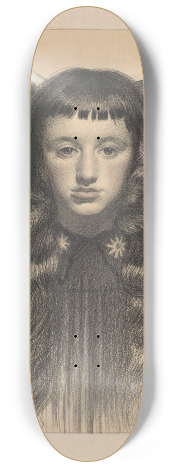 Albert Hahn - Portret van een meisje 8.25 inch art skate deck