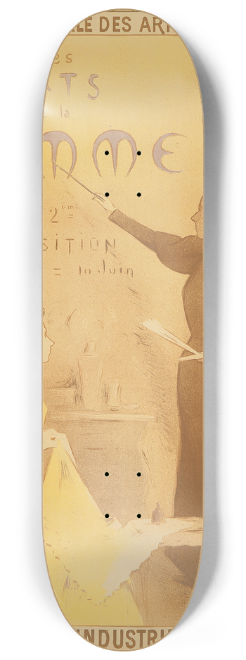 Etienne Moreau-Nlaton - Les Arts de la Femme 8.25 inch art skate deck