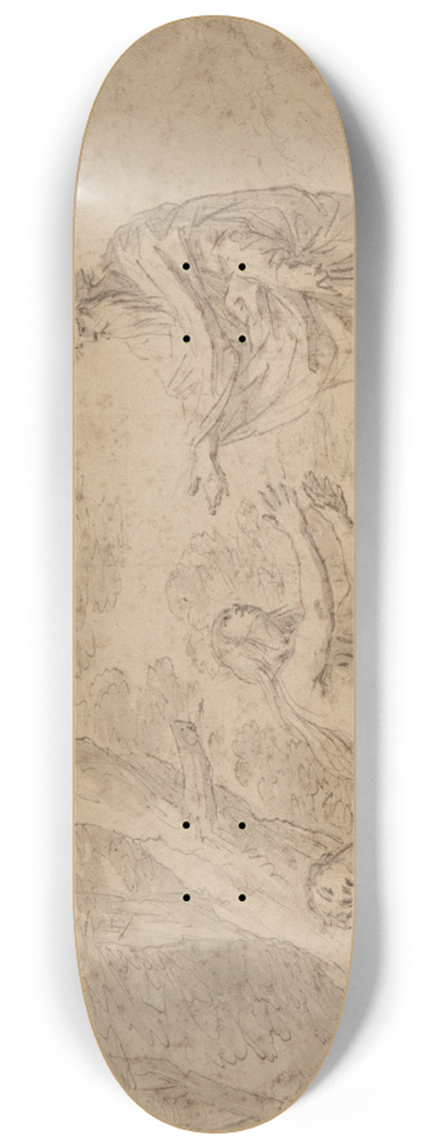 Etienne Parrocel - The Creation of Eve 8.25 inch art skate deck