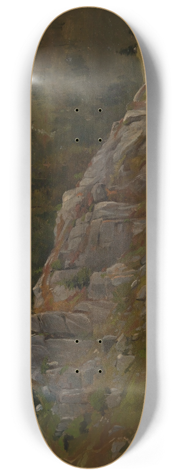 Eugen Bracht - Am Kaiserberg bei Bernau 8.25 inch art skate deck