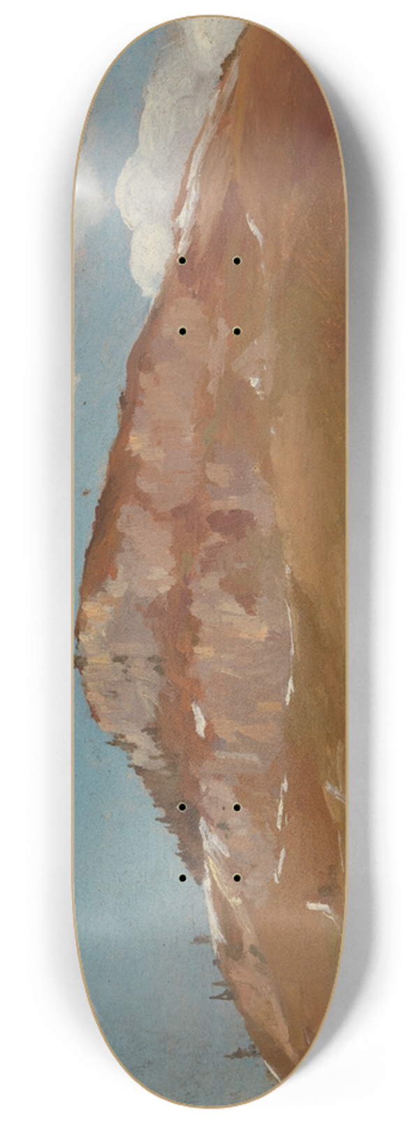 Eugen Bracht - Der Kaiserberg bei Bernau 8.25 inch art skate deck