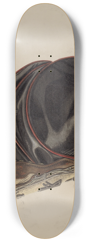 Eugene Bartz - Firemans Helmet 8.25 inch art skate deck