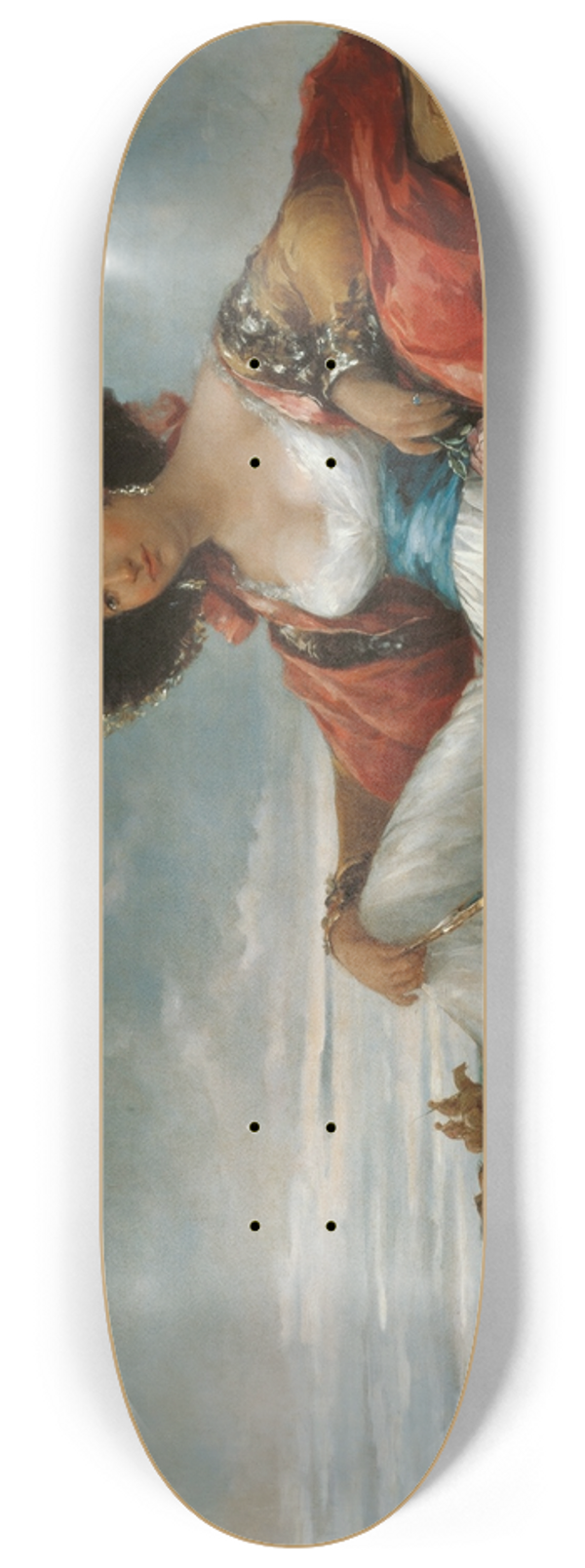 Eugenio Lucas Velzquez - Maja with a Small Dog 8.25 inch art skate deck