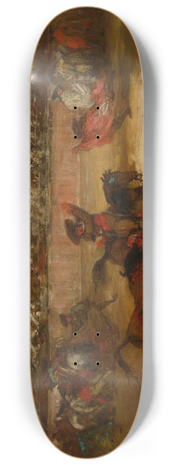 Eugenio Lucas Velzquez - Sangre en la Fiesta 8.25 inch art skate deck