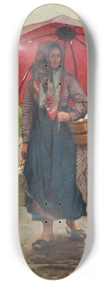 Eugenio Spreafico - Return from the Market 8.25 inch art skate deck