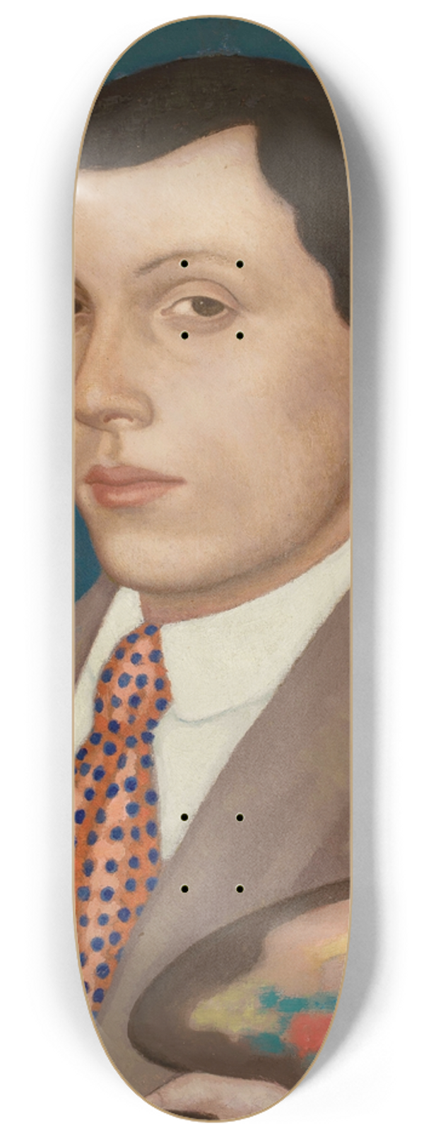 Eugeniusz Zak - Self-portrait 8.25 inch art skate deck