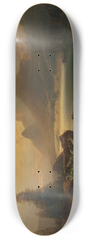 Eugen Jettel - Hintersee bei Berchtesgaden 8.25 inch art skate deck