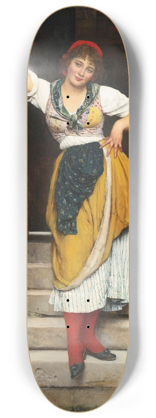 Eugen von Blaas - Ninetta 8.25 inch art skate deck