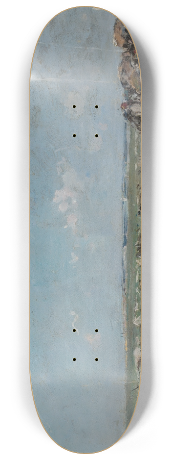 Eugne Boudin - Beach Scene inTrouville 8.25 inch art skate deck