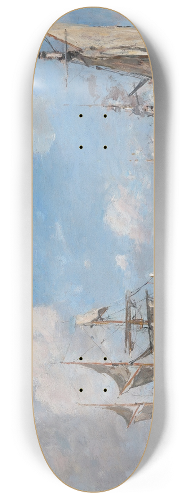 Eugne Boudin - Deauville. Le bassin 8.25 inch art skate deck