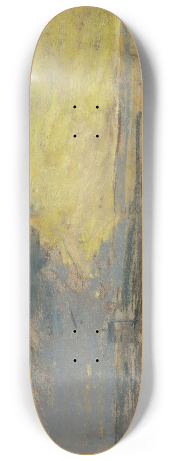 Eugne Boudin - Seaside, Port of Honfleur 8.25 inch art skate deck