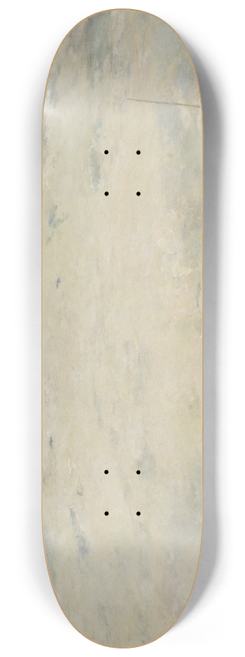 Eugne Boudin - Vacationers on the Beach at Trouville 8.25 inch art skate deck