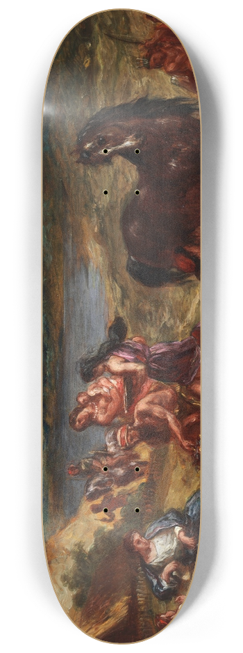 Eugne Delacroix - Ovid Among The Scythians 8.25 inch art skate deck