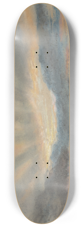 Eugne Delacroix - Sunset 8.25 inch art skate deck