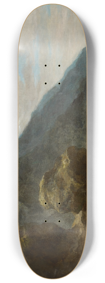 Eugne Delacroix - View of Tangier from the Seashore 8.25 inch art skate deck