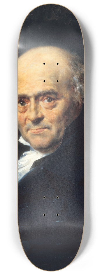 Eugne Devria - Portrait of Monsieur Couche 8.25 inch art skate deck