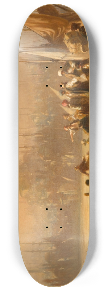 Eugne Flandin - On the Bosphorus, Sultanahmet beyond 8.25 inch art skate deck