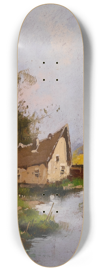 Eugne Galien-Laloue - Landscape 8.25 inch art skate deck