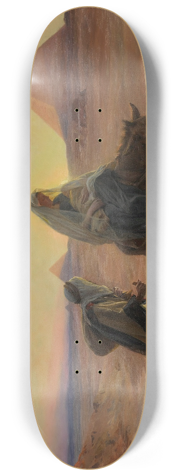 Eugne Girardet - Flight Into Egypt 8.25 inch art skate deck