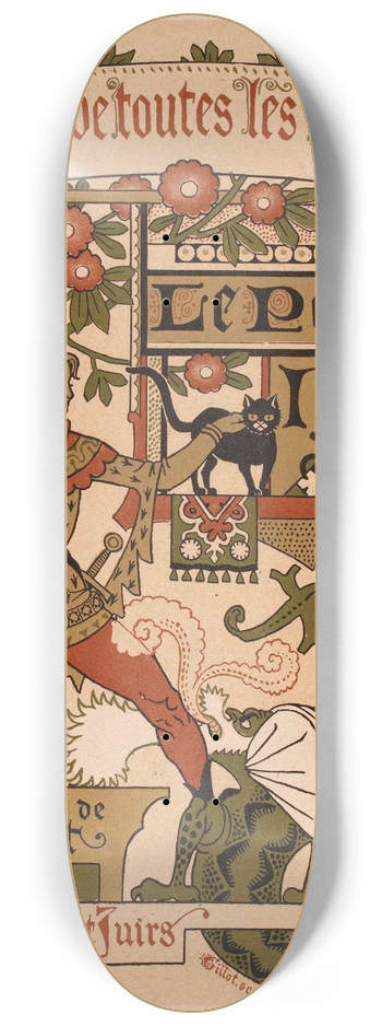 Eugne Grasset - Le Petit Nab 8.25 inch art skate deck