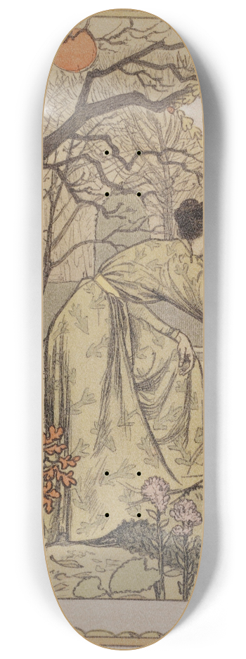 Eugne Grasset - Novembre 8.25 inch art skate deck