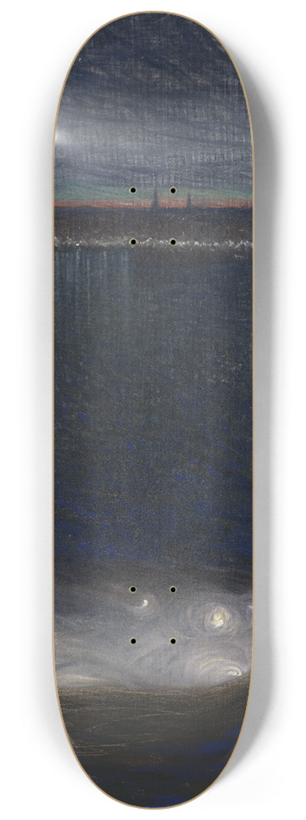 Eugne Jansson - Riddarfjrden, Stockholm 8.25 inch art skate deck