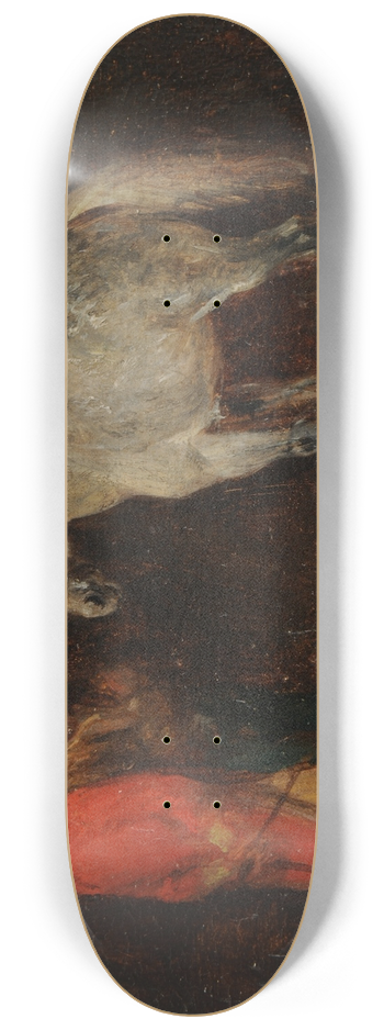 Eugne Lami - Scne dcurie Titre curie 8.25 inch art skate deck