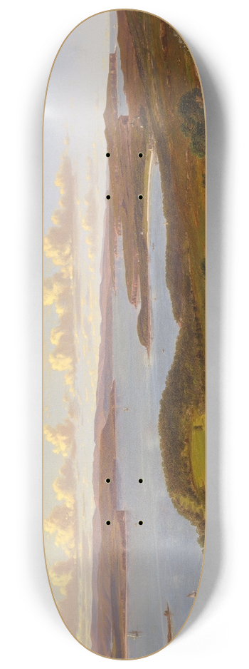 Eugne von Gurard - Sydney Heads 8.25 inch art skate deck