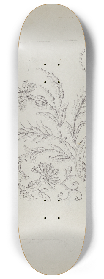 Evelyn Bailey - Embroidery 8.25 inch art skate deck