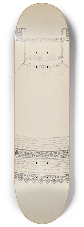 Evelyn Bailey - Infants Dress 8.25 inch art skate deck