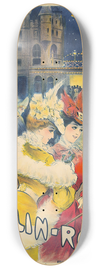 E. Villefroy - Moulin Rouge 8.25 inch art skate deck