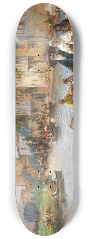 Fausto Zonaro - Sunday Promenade in Gksu 8.25 inch art skate deck