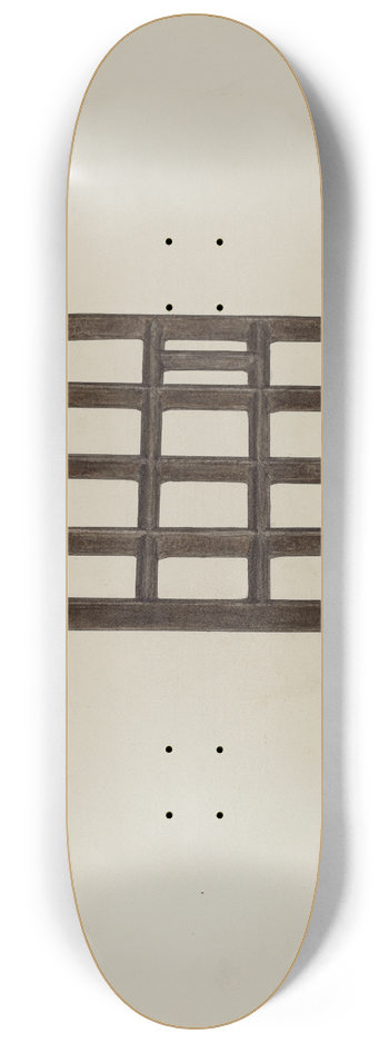 F.C. Davenport - Trivet 8.25 inch art skate deck