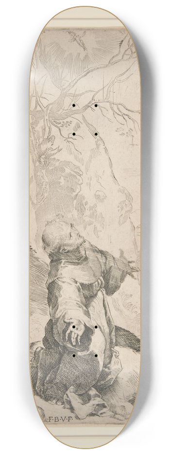 Federico Barocci - Saint Francis Receiving theStigmata 8.25 inch art skate deck