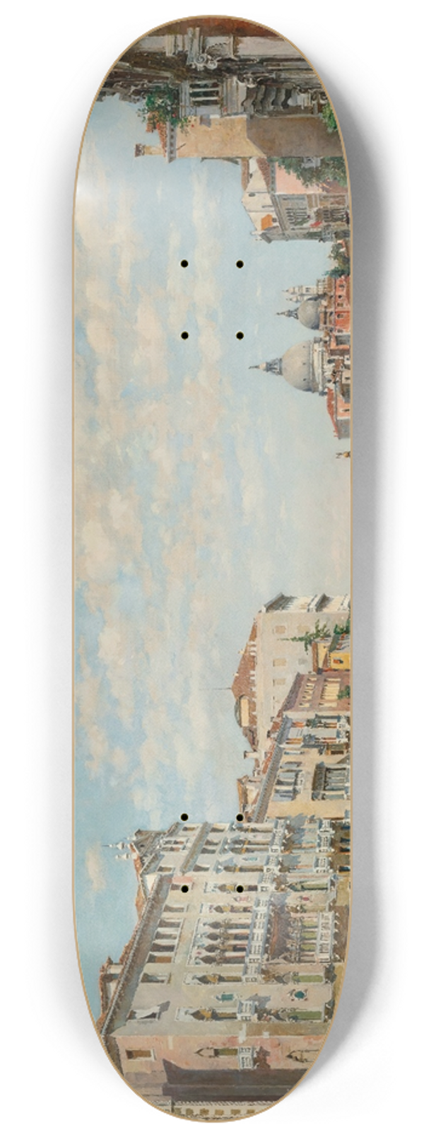 Federico del Campo - Gondoliers On The Grand Canal, Venice 8.25 inch art skate deck