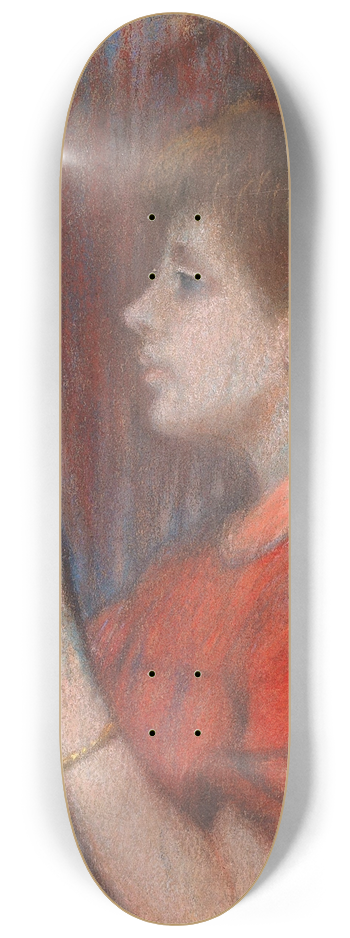 Federico Zandomeneghi - Girl with Doll 8.25 inch art skate deck
