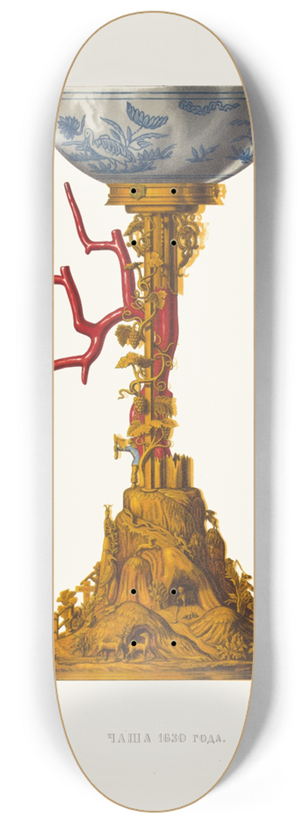 Fedor Grigoryevich Solntsev - Chasha 1630 goda 8.25 inch art skate deck