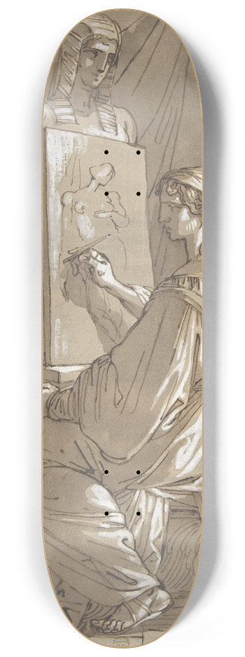 Felice Giani - An Artist and His Model 8.25 inch art skate deck