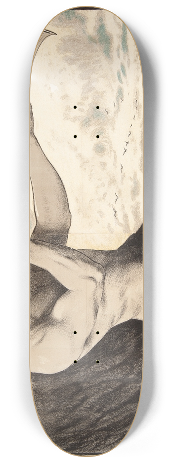 Feliks Wygrzywalski - Powszechna Wystawa Sztuki Polskiej we Lwowie 8.25 inch art skate deck